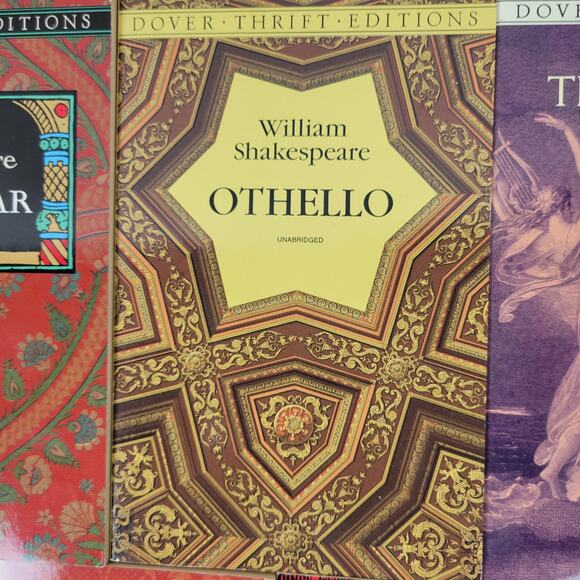 Vintage 1990's Lot of 5 William Shakespear Dover Thrift Editions Book Paperback - Picture 7 of 10